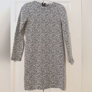 Banana Republic dress, Petite 2, Black and White